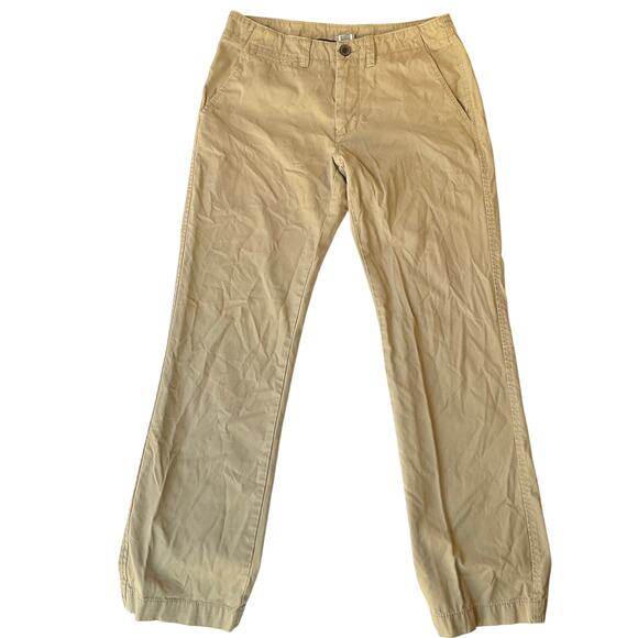 Jcp Men Khaki Pants size 30x30 Natural Tan Straight Leg Mid Rise - Picture 1 of 10